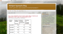 Desktop Screenshot of abhijeetagrawal.blogspot.com