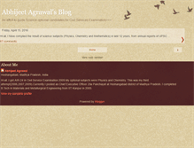 Tablet Screenshot of abhijeetagrawal.blogspot.com