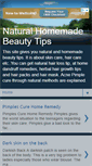 Mobile Screenshot of natural-homemade-beauty-tips.blogspot.com