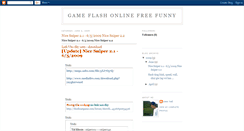 Desktop Screenshot of gameflashfunny.blogspot.com