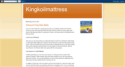 Desktop Screenshot of kingkoilmattresshelp.blogspot.com