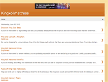 Tablet Screenshot of kingkoilmattresshelp.blogspot.com