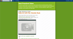 Desktop Screenshot of bestpreschoolideas.blogspot.com