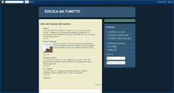 Desktop Screenshot of edicoladelfumetto.blogspot.com