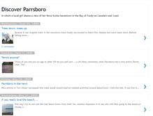 Tablet Screenshot of discoverparrsboro.blogspot.com