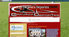 Desktop Screenshot of cronicascaravacadeportes2010.blogspot.com