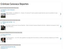 Tablet Screenshot of cronicascaravacadeportes2010.blogspot.com