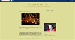 Desktop Screenshot of natalierompella.blogspot.com