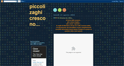 Desktop Screenshot of piccolizaghi.blogspot.com