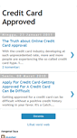 Mobile Screenshot of master-creditcardapproved.blogspot.com