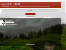 Tablet Screenshot of currentjobsinncr.blogspot.com