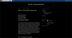 Desktop Screenshot of ociosinaloense2.blogspot.com