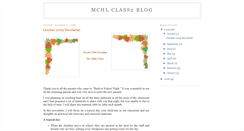 Desktop Screenshot of mchl-class2.blogspot.com