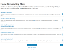 Tablet Screenshot of home-remodeling-plans.blogspot.com