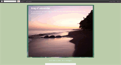 Desktop Screenshot of alexander1997.blogspot.com