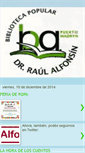 Mobile Screenshot of bibliotecaraulalfonsinmadryn.blogspot.com