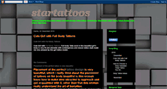 Desktop Screenshot of beststartattoo.blogspot.com