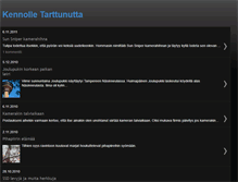 Tablet Screenshot of kennolletarttunutta.blogspot.com