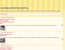 Tablet Screenshot of generacionnepantla.blogspot.com