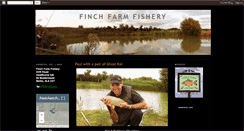 Desktop Screenshot of finchfarmfishery.blogspot.com