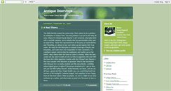 Desktop Screenshot of doorstops.blogspot.com