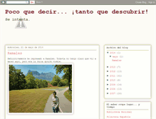 Tablet Screenshot of pocoquedecirytantoquedescubrir.blogspot.com