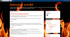 Desktop Screenshot of internetwerkt.blogspot.com