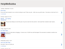 Tablet Screenshot of helpmebubba.blogspot.com