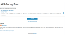 Tablet Screenshot of mkr-racing-team.blogspot.com
