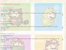 Tablet Screenshot of mynintendojournal.blogspot.com