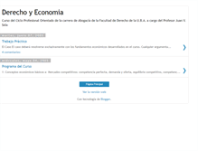 Tablet Screenshot of derechoyeconomia.blogspot.com