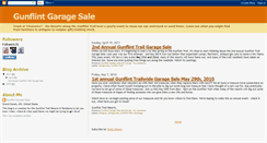 Desktop Screenshot of gunflintgaragesale.blogspot.com