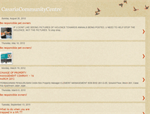 Tablet Screenshot of casariacommunitycentre.blogspot.com