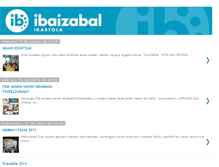 Tablet Screenshot of ibaizabalikastola.blogspot.com