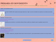Tablet Screenshot of primariaenmovimiento.blogspot.com