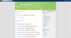 Desktop Screenshot of my-english-room.blogspot.com