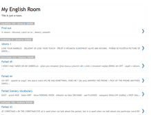 Tablet Screenshot of my-english-room.blogspot.com