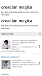 Mobile Screenshot of creacionmagica.blogspot.com