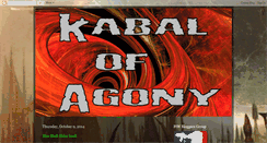 Desktop Screenshot of kabalofagony.blogspot.com