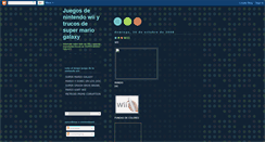 Desktop Screenshot of juegosnintendoytrucos.blogspot.com