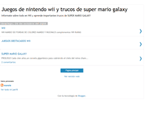 Tablet Screenshot of juegosnintendoytrucos.blogspot.com