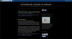 Desktop Screenshot of kitesurfinglessonsinoregon.blogspot.com