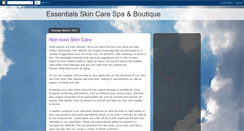 Desktop Screenshot of essentialsskincare.blogspot.com