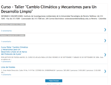 Tablet Screenshot of cursocambioclimatico.blogspot.com