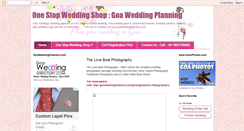 Desktop Screenshot of onestopweddingshop.blogspot.com