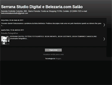 Tablet Screenshot of belezariasalaoestudio.blogspot.com