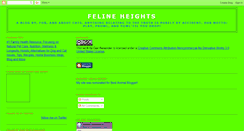 Desktop Screenshot of felineheights.blogspot.com