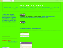 Tablet Screenshot of felineheights.blogspot.com