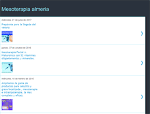 Tablet Screenshot of mesoterapia-almeria.blogspot.com