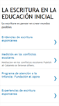 Mobile Screenshot of laescriturainicial.blogspot.com